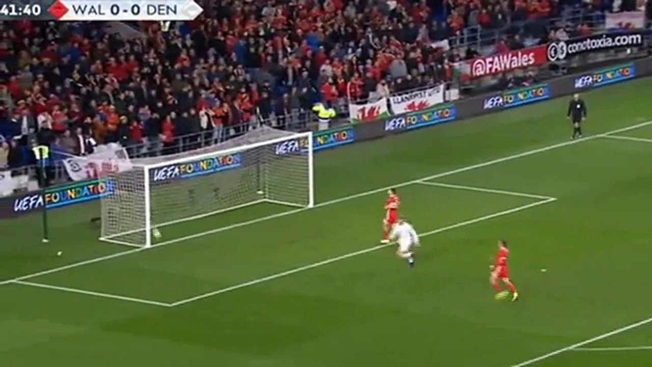 Nicolai Jorgensen Goal - Wales vs Denmark 0-1 16/11/2018 - video Dailymotion