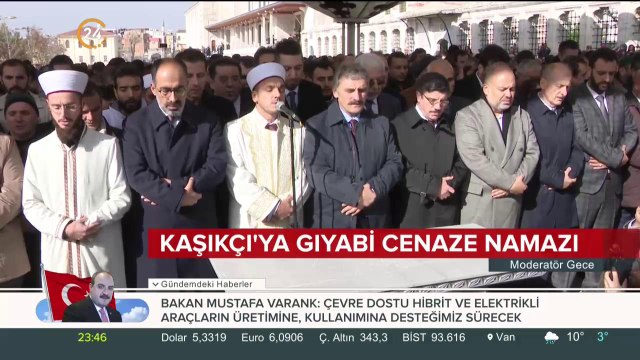 Cemal Kaşıkçı için gıyabi cenaze namazı
