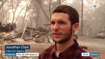 Incendies en Californie : plus de 600 personnes disparues