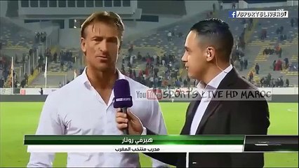 تصريح رائع لهيرفي رونار بعد الفوز المستحق على الكاميرون بهدفين لصفر