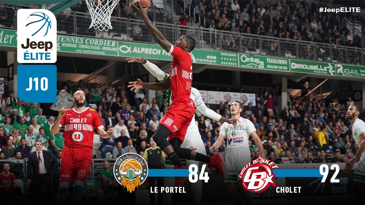 Jeep® ÉLITE : Le Portel vs Cholet (J10)