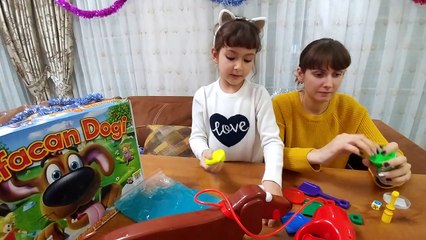 AFACAN DOGİ ÇOK YEMEK YİYİNCE NAPTI DERSİNİZ. DOGİ SLİME YERSE, TOYS UNBOXİNG
