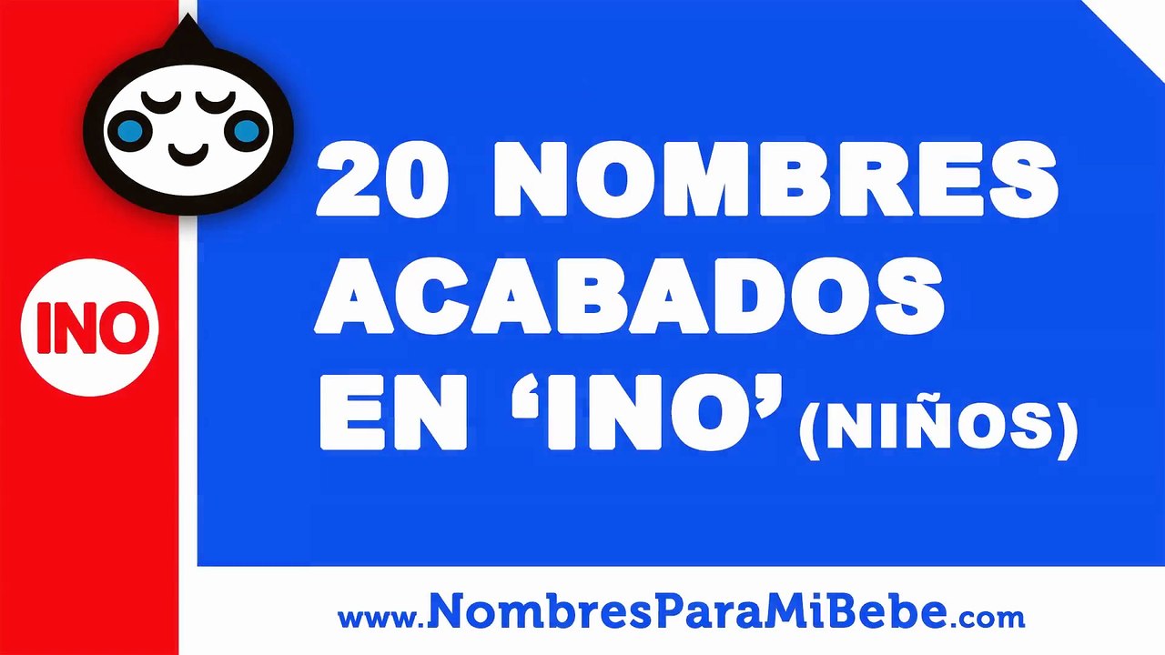 20 nombres para niños terminados en INO - los mejores nombres de bebé - www.nombresparamibebe.com