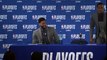 Davis & Rondo Postgame conference   Pelicans vs Warriors Game 1   April 28, 2018   NBA Playoffs