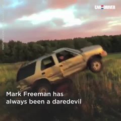 This Man Jumps Used Cars off an Insane Ramp