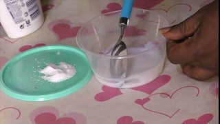 how to make slime with dove body wash and salt !! slime with body wash