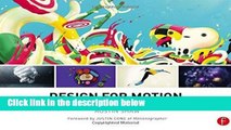 [P.D.F] Design for Motion: Fundamentals and Techniques of Motion Design [A.U.D.I.O.B.O.O.K]