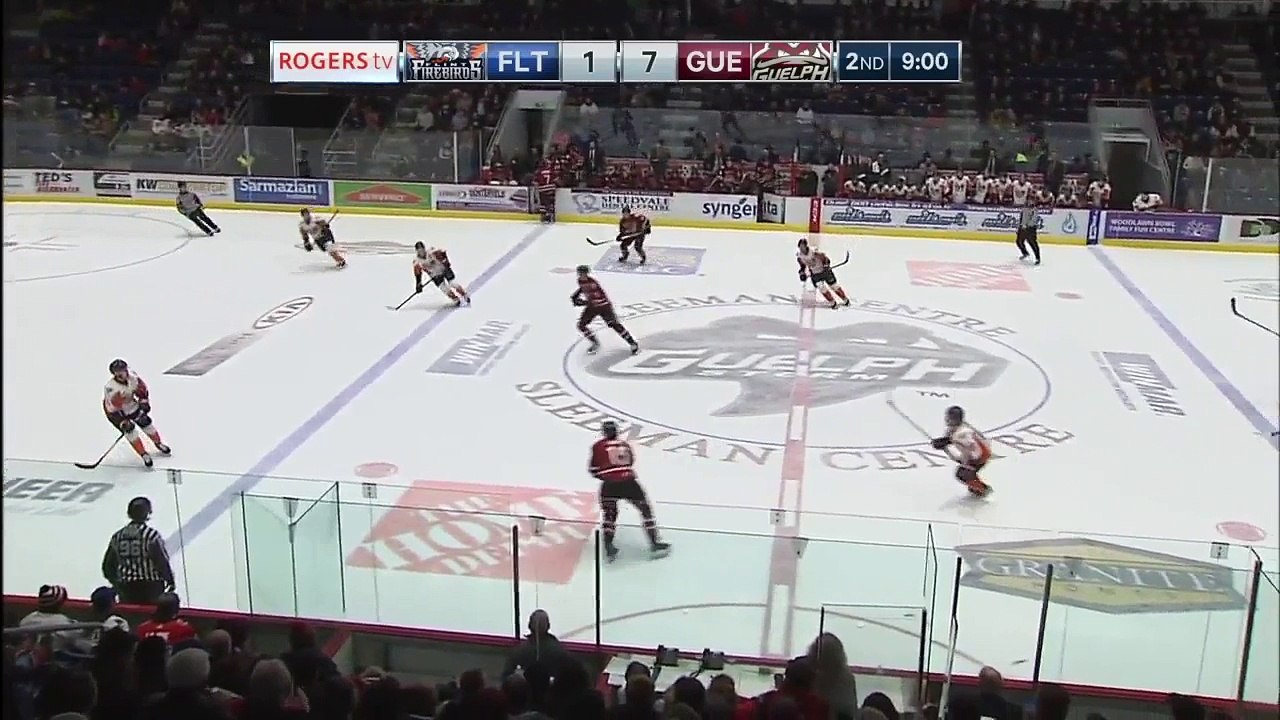 OHL Hillis falling pass to Ratcliffe