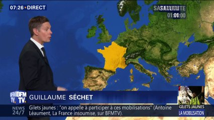 La météo pour ce samedi 17 novembre 2018