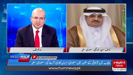 Saudi Arabia will manage heavy investment in Pakistan- Nadeem Malik