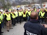 SUD-ISERE | Gilets jaunes: premiers conseils de la police nationale aux manifestants à Comboire