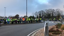 Gilets jaunes. Des centaines de personnes à Kervidanou