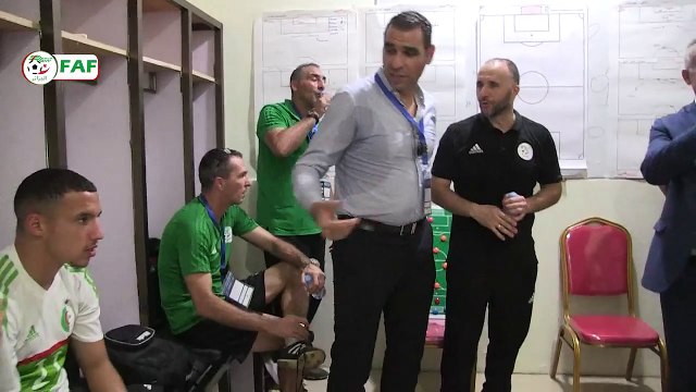 TOG-ALG : La joie dans les vestaires algériens