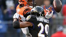 Marlon Humphrey DENIES Andy Dalton's fourth-down pass attempt