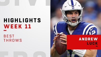 Andrew Luck's best throws against the Titans | Week 11