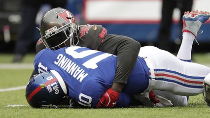 JPP fired up after sack on former teammate Eli Manning