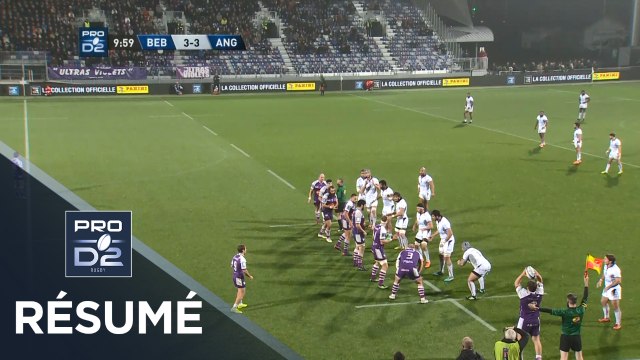 PRO D2 - Résumé Bourg-en-Bresse-Angoulême: 31-6 - J12 - Saison 2018/2019