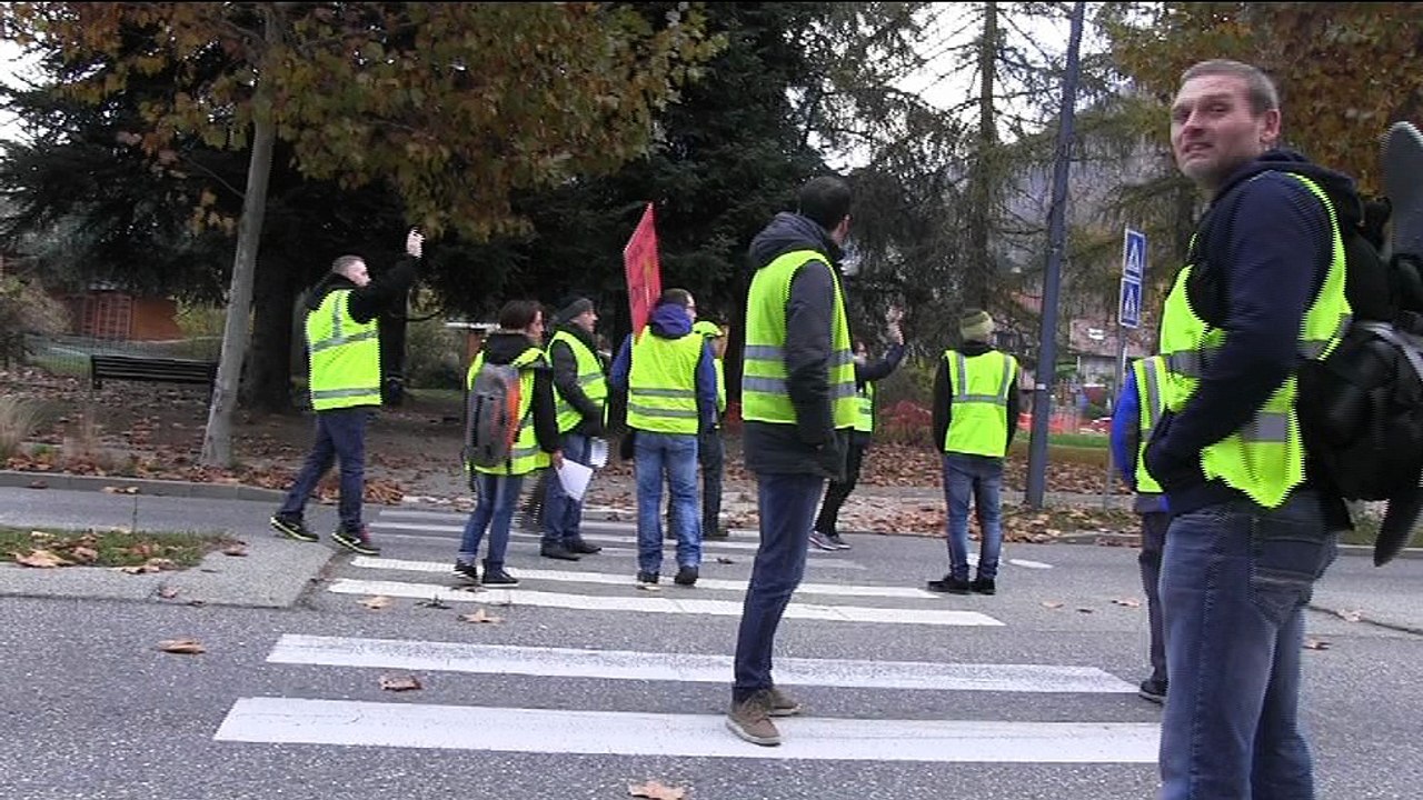 Gilets jaunes à Annecy-le-Vieux