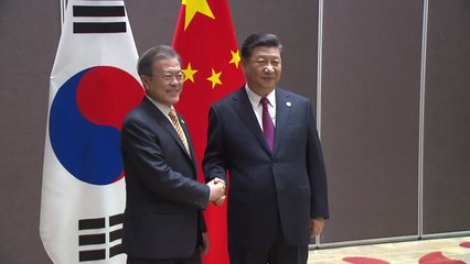 한중 정상회담..."한반도 문제 해결 시점 무르익어" / YTN