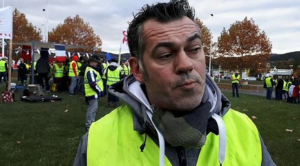 Manifestation des "gilets jaunes" à Gap