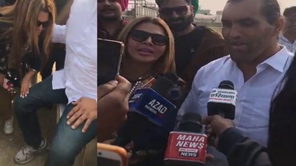Rakhi Sawant requests The Great Khali to TRAIN her in Wrestling; Watch Video | FilmiBeat