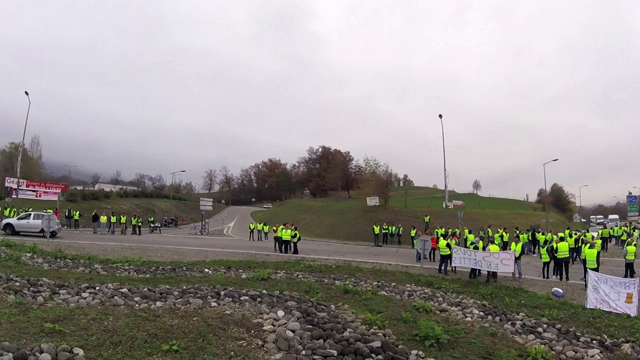 Gilets jaunes à Seynod et Annecy