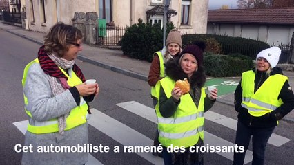 Les gilets jaunes manifestent dans le secteur de Remiremont