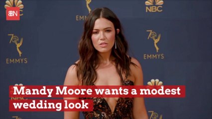 Mandy Moore Going For The Simple Wedding Look