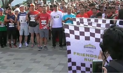 "Friendship Run" Tandai Dimulainya Borobudur Marathon 2018