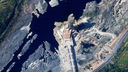 Sardar Patel का Statue of Unity Space से दिखता है ऐसा, Watch Video | वनइंडिया हिंदी