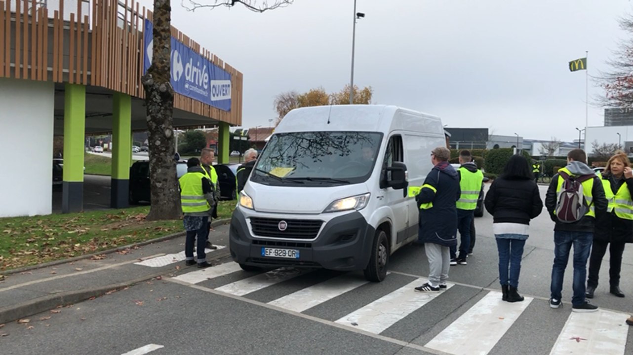 Gilets jaunes à Vannes