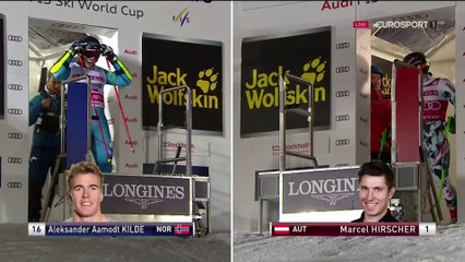 HIRSCHER v KILDE Parallel Slalom Stockholm 31 1 2017