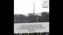 Les «gilets jaunes» protestent et bloquent plusieurs zones de Paris
