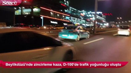 Beylikdüzü’nde zincirleme kaza!