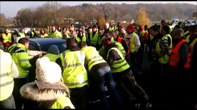Franche-Comté Gilets jaunes altercations et comportements douteux et dangereux