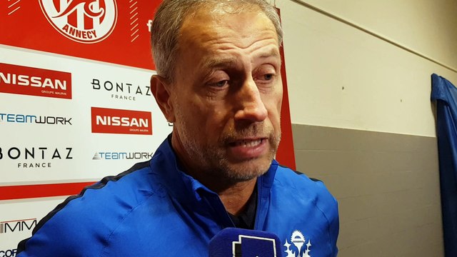 La réaction d'Alain Perrin après la laborieuse qualification de l'ASNL 1-0 à Annecy au 7e tour de la Coupe de France