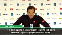 Masters - Federer : ''Audacieux de la part de Zverev d'arrêter l'échange''