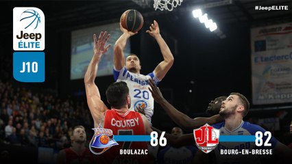 Jeep® ÉLITE : Boulazac vs Bourg-en-Bresse (J10)