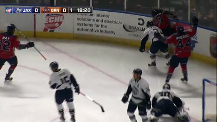 ECHL Jacksonville Icemen 0 at Greenville Swamp Rabbits 2