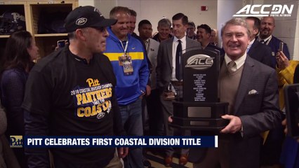 Pitt Celebrates First ACC Coastal Division Title