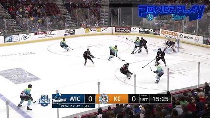 ECHL Kansas City Mavericks 1 at Wichita Thunder 1