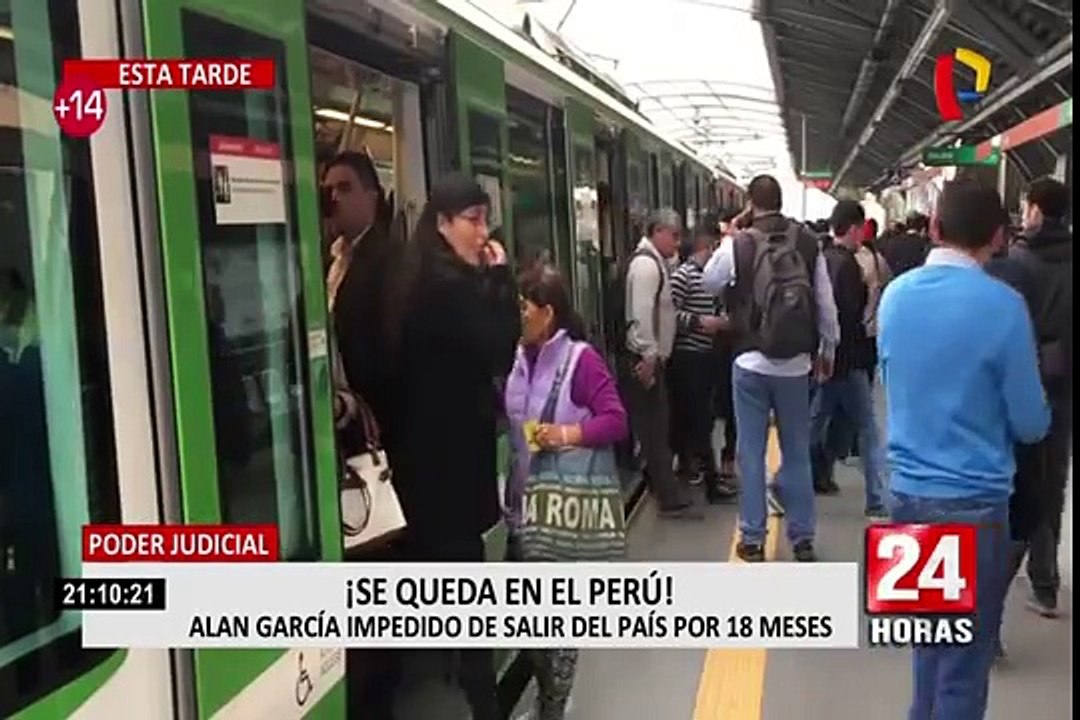 Poder Judicial dicta impedimento de salida contra Alan García