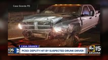 Deputy struck by suspected drunk driver near Casa Grande airport