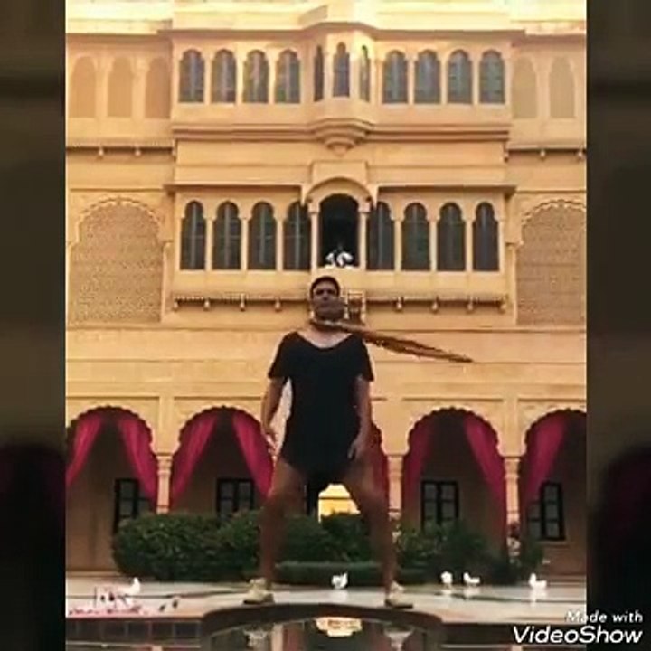 Akshay Kumar fun at Jaisalmer during Housefull 4 movie shooting