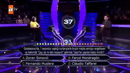 Kim Milyoner Olmak İster'de Muslera sorusu