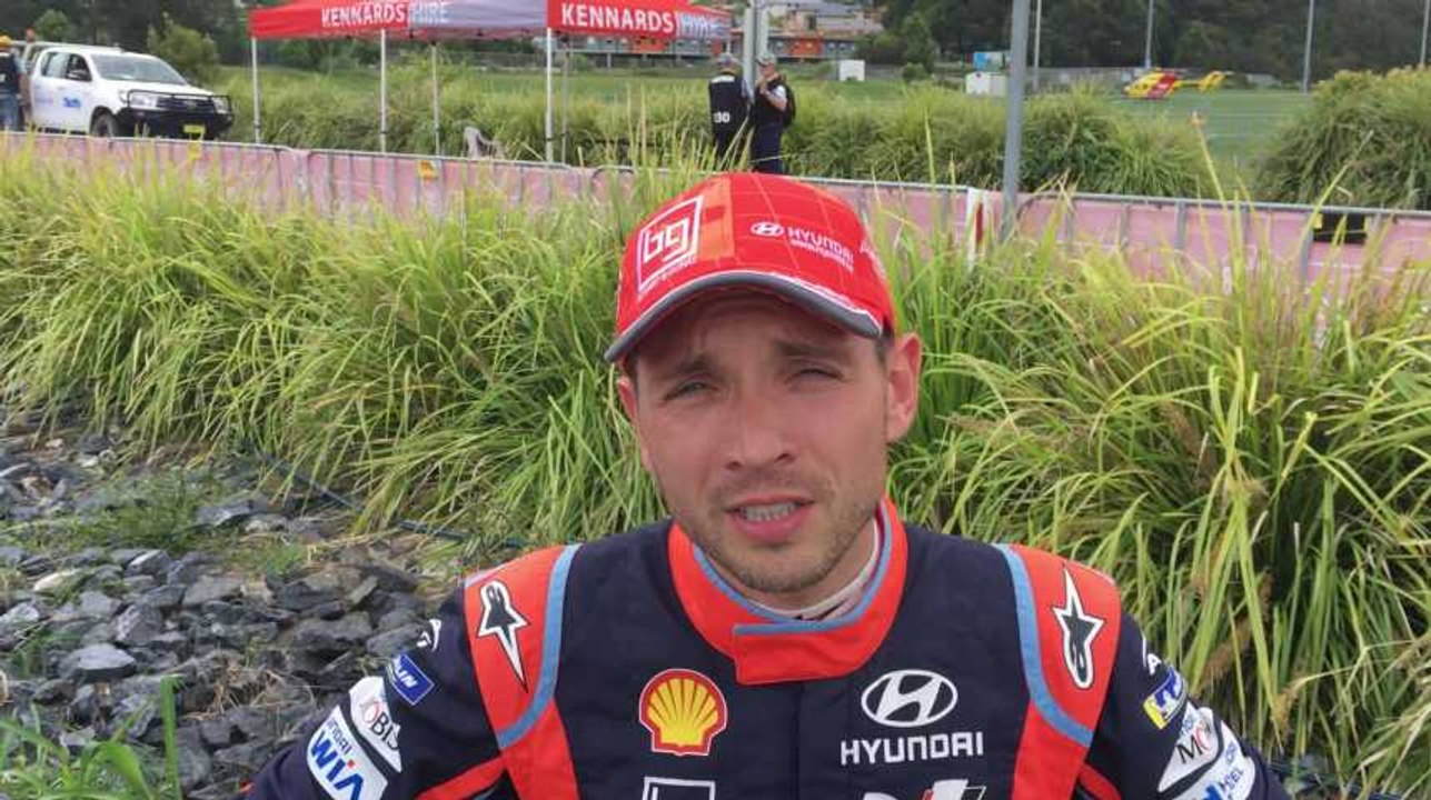 Nicolas Gilsoul après le rallye d'Australie