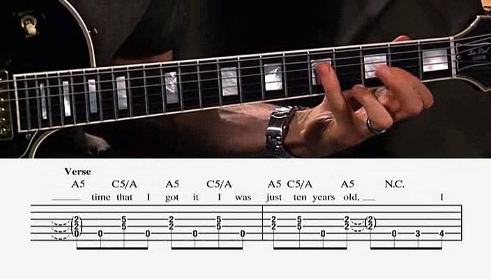 Ted Nugent - Cat Scratch Fever - Guitar Tutorial - video Dailymotion