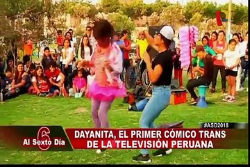 Dayanita, la primera cómico trans de la televisión peruana