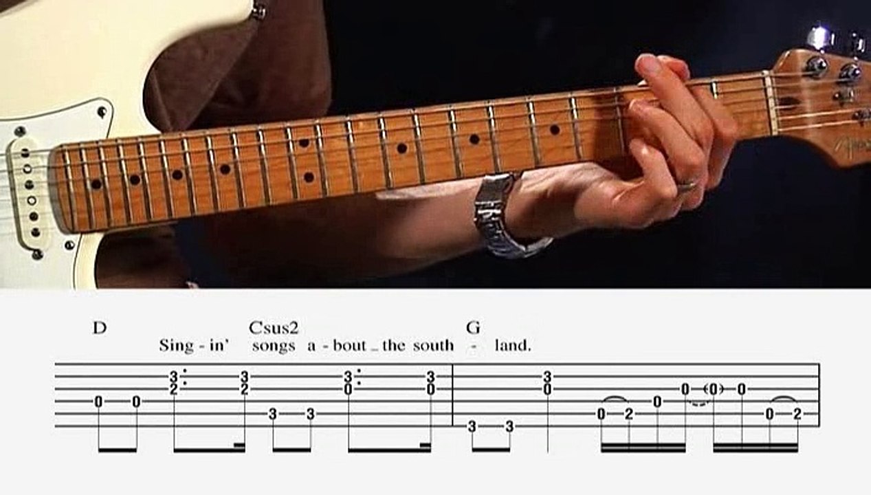 Lynyrd Skynyrd - Sweet Home Alabama - Guitar Tutorial