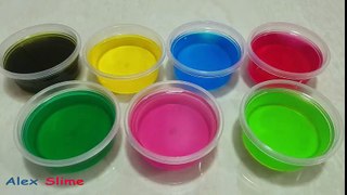 How to make slime color in beautiful and easy, anyone can do. Video # 1 ALEX SLIME
